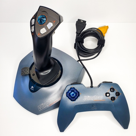 Logitech WingMan Extreme Digital 3D Joystick J-ZA10 Precision Gamepad PC Bundle - Picture 6 of 14